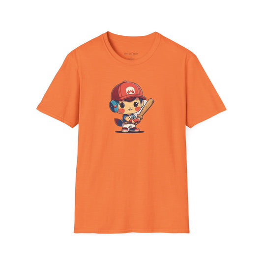 Cute Baseball Kid Softstyle Tee ⚾ | Playful Unisex Comfort for Sports Lovers, Summer Fun & Everyday Joy