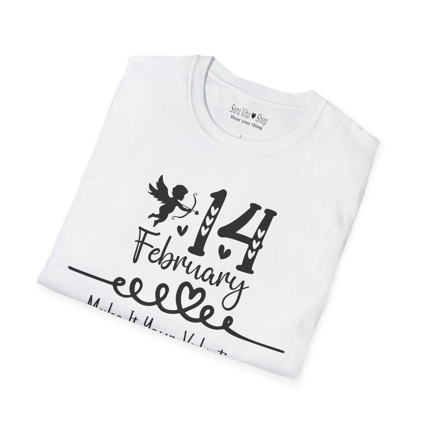 Personalized Cupid Heart February 14 Identity Tee