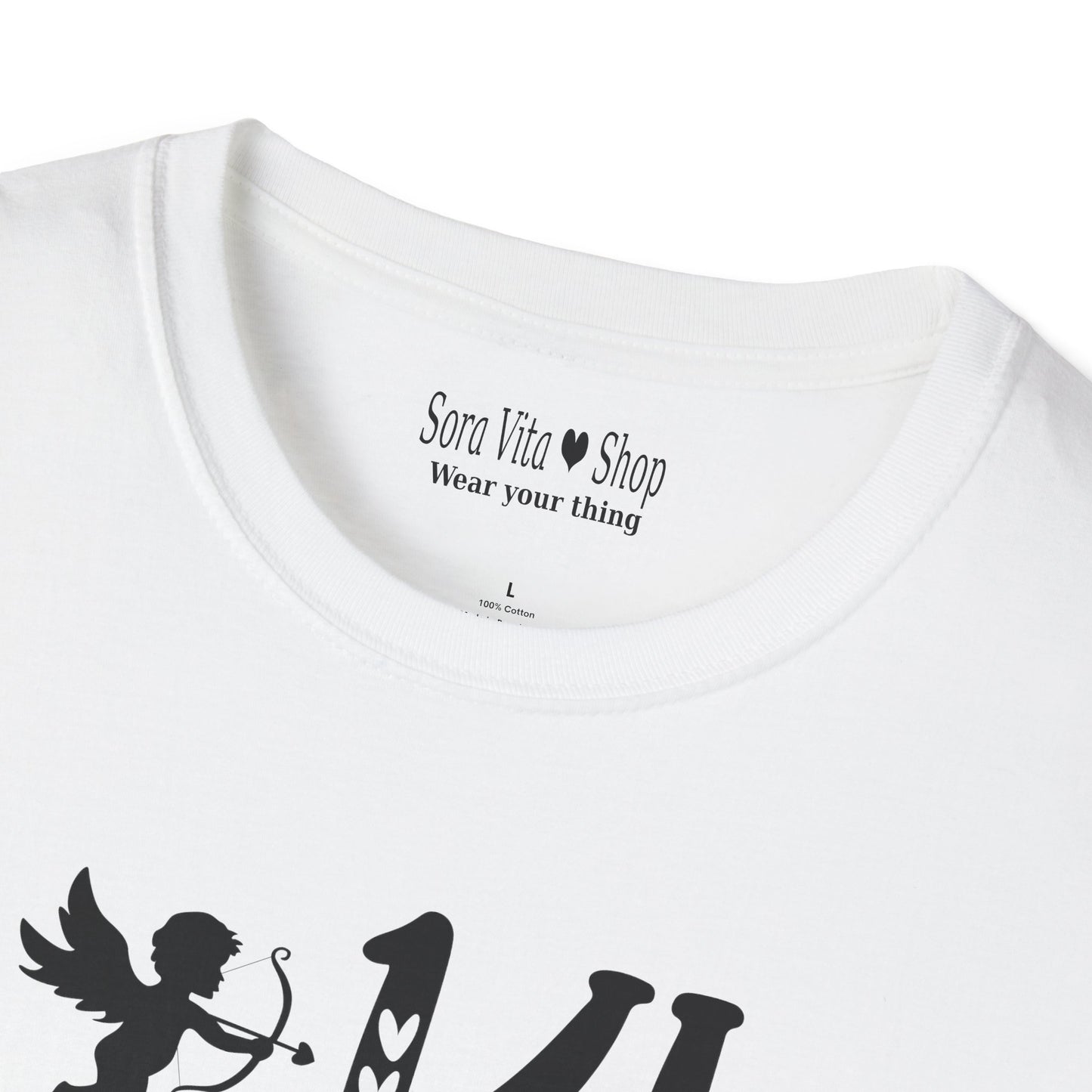 Personalized Cupid Heart February 14 Identity Tee