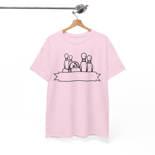Bowling Fun Unisex Heavy Cotton Tee – Funny Bowling Shirt for Leagues, Birthdays & Casual Style