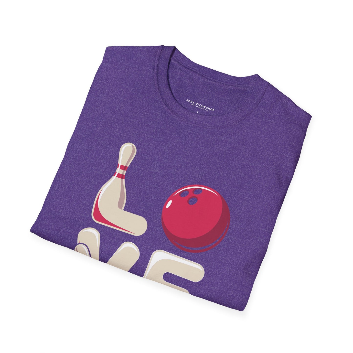 Bowling Love Softstyle Tee – All‑Day Comfort, Fun Game Night Energy, Perfect Gift for Bowlers & League Fans