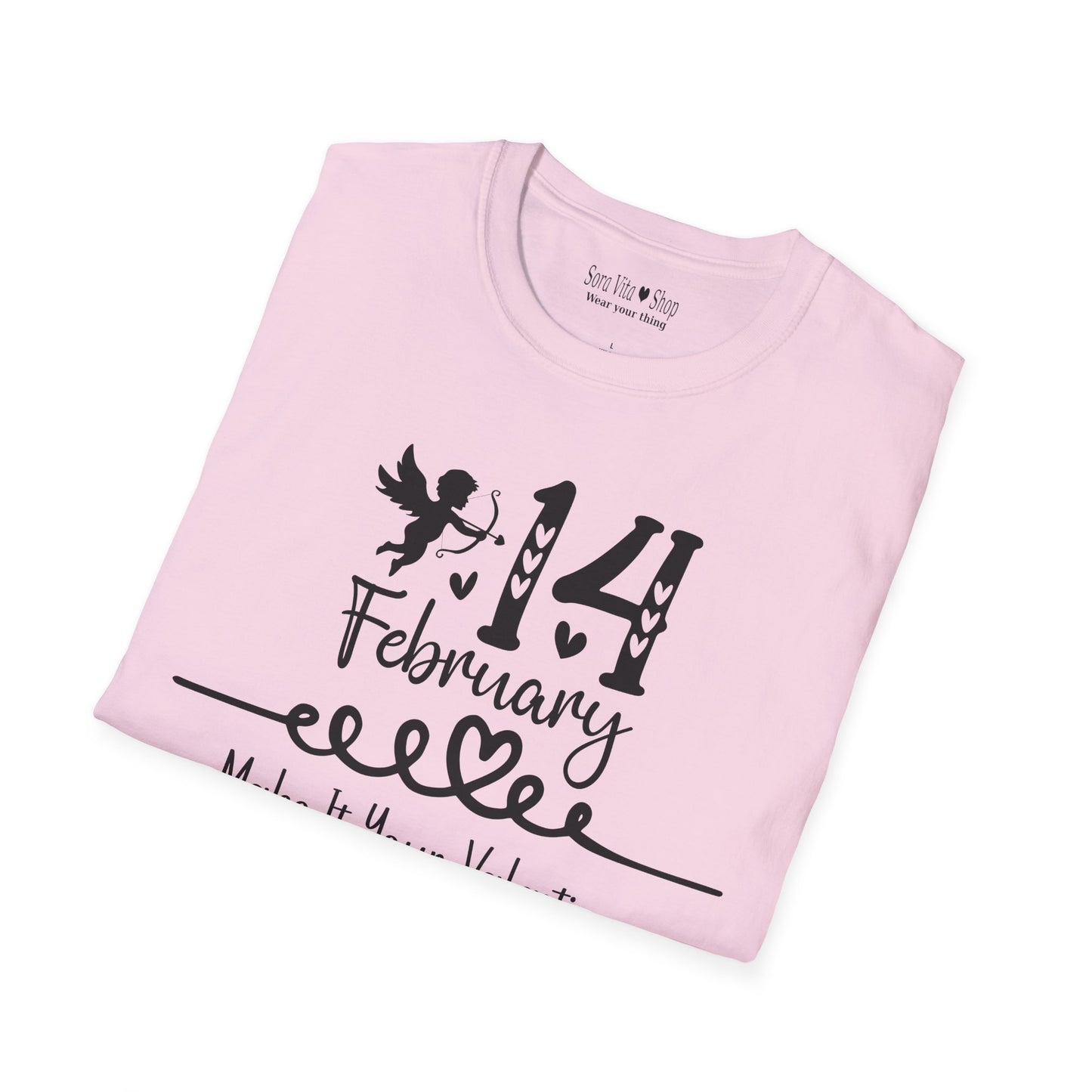 Personalized Cupid Heart February 14 Identity Tee