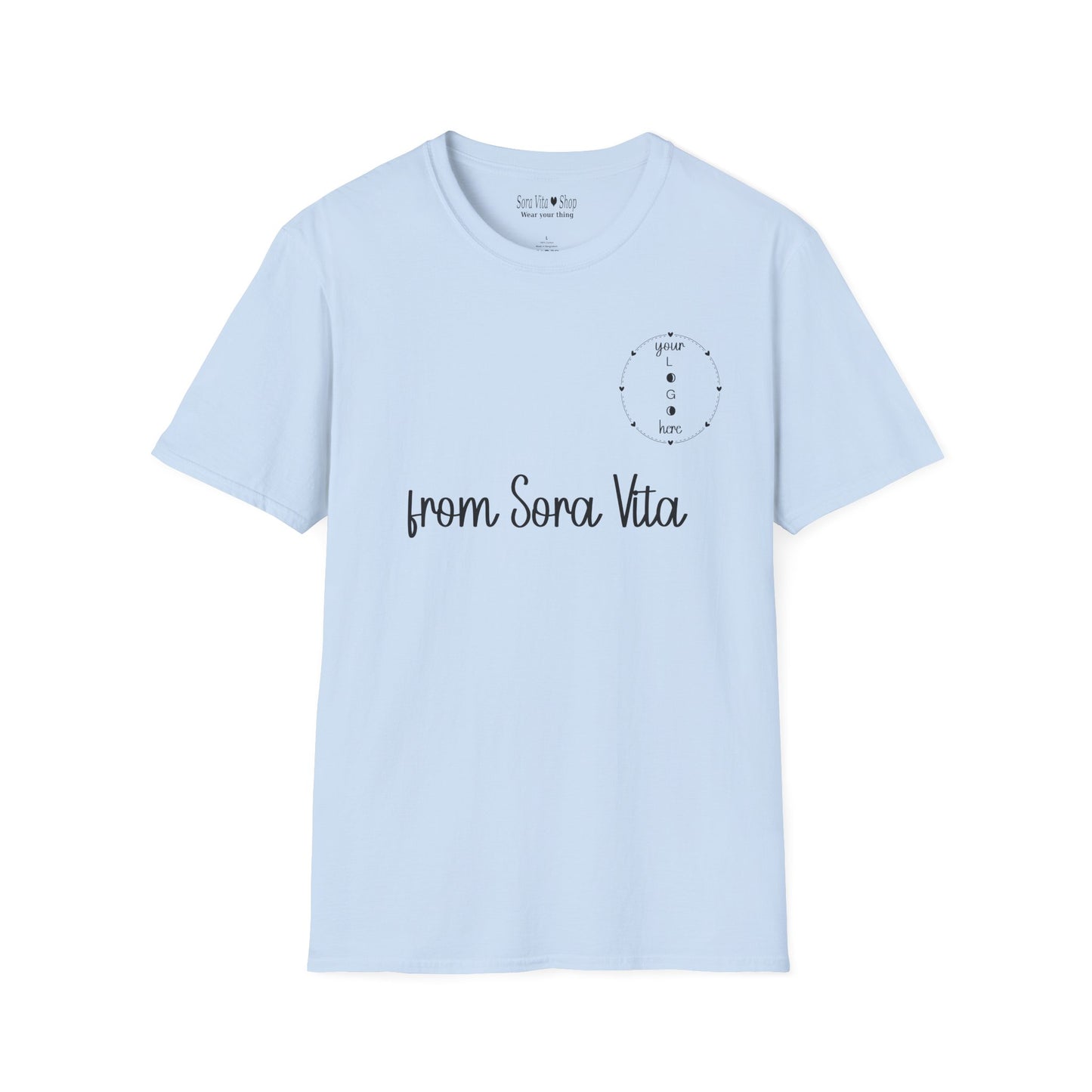Sora Vita Custom Brand Identity Circle Logo Tee