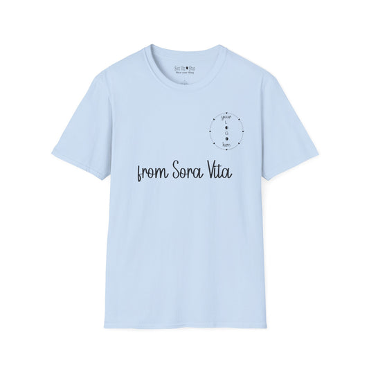 Sora Vita Custom Brand Identity Circle Logo Tee