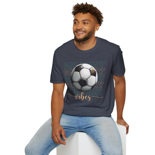 Game Day Vibes T‑Shirt – Soccer Fan Tee for Match Day Energy, Comfort & Team Spirit